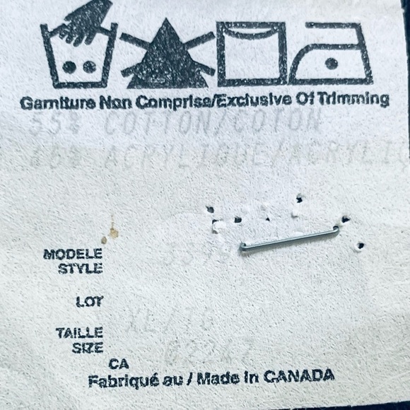 VINTAGE Creation Maria Lisa pullover knit sweater navy blue long sleeve size XL - Picture 7 of 9